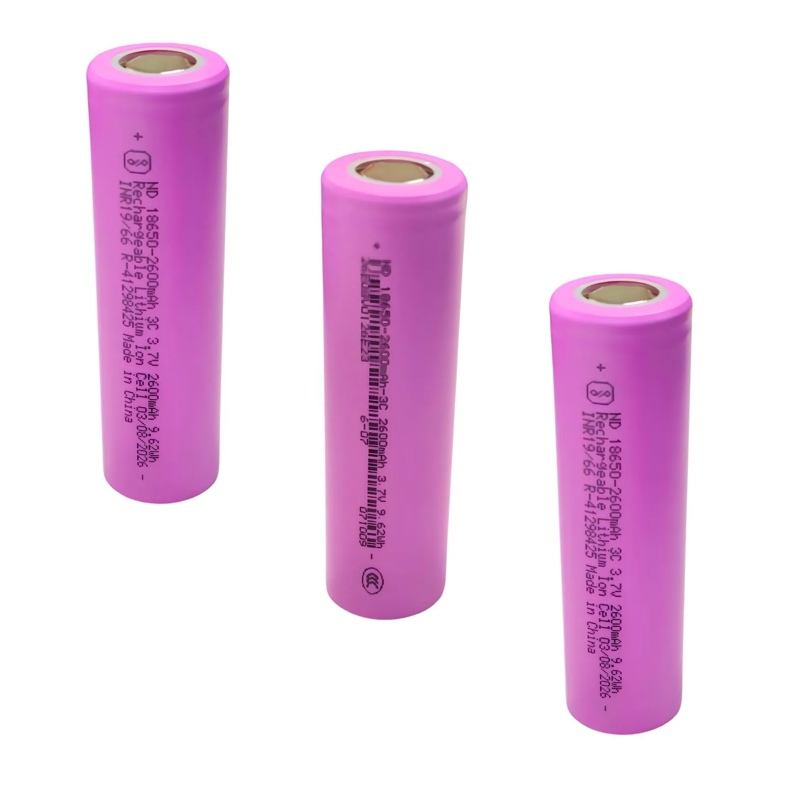 NORDA NMC CELL 18650 2600 mAh